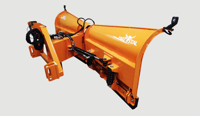 Hydraulic v-snowplow (arrow)